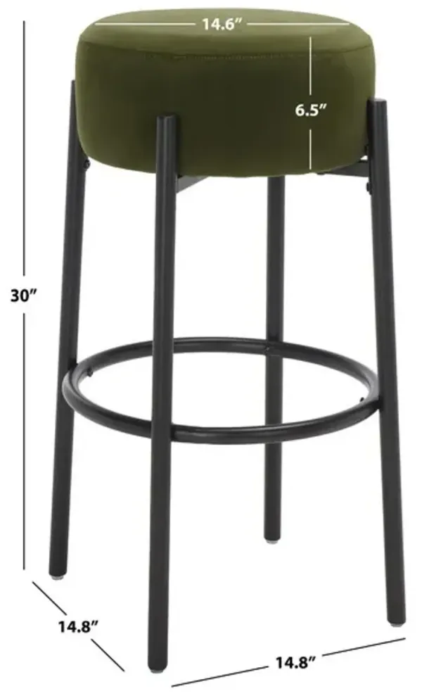 Paisleigh Metal Leg Barstool