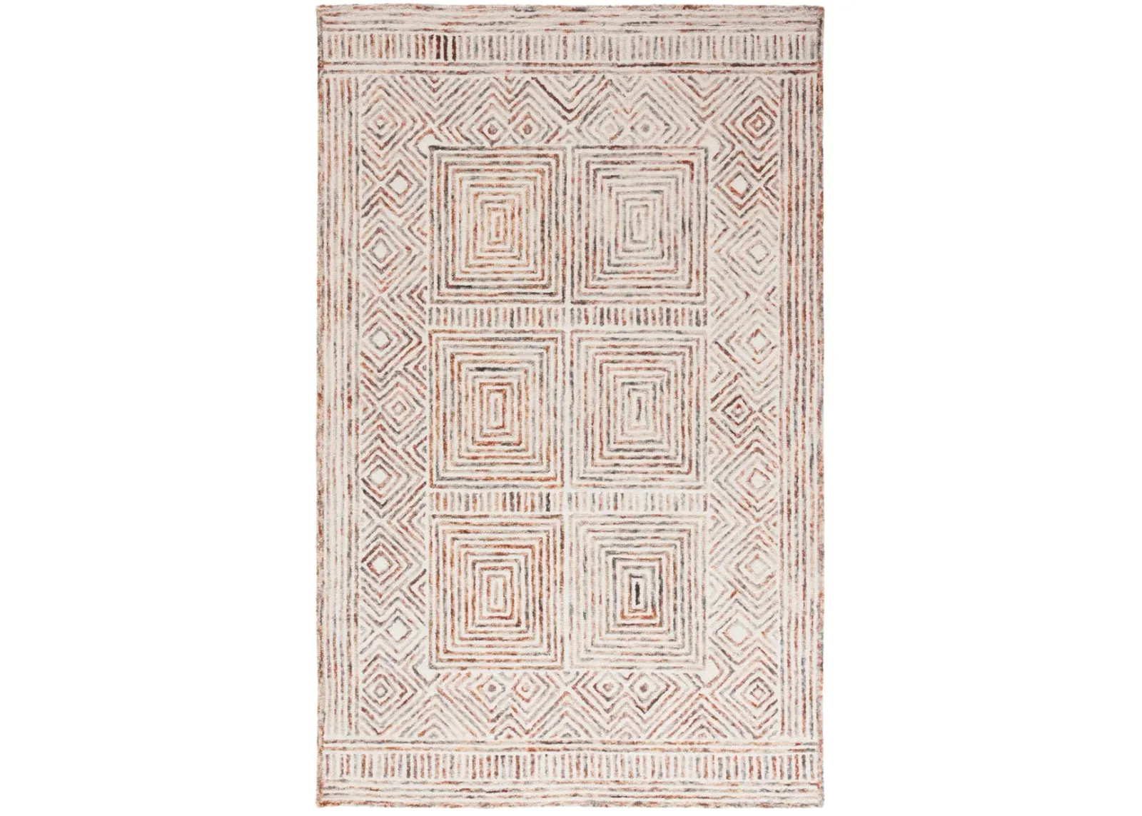 METRO 382 IVORY  8' x 10' Large Rectangle Rug