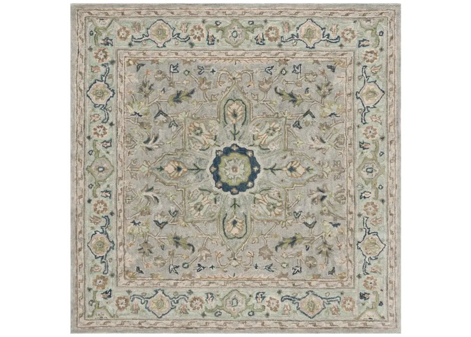 HERITAGE 228 IVORY  6' x 6' Square Square Rug