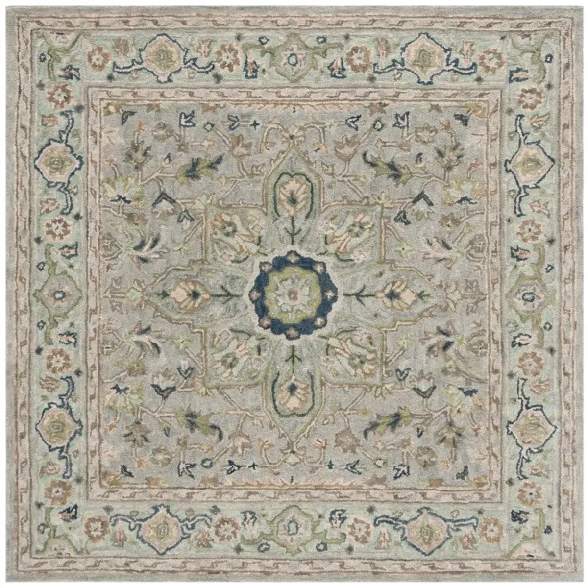 HERITAGE 228 IVORY  6' x 6' Square Square Rug