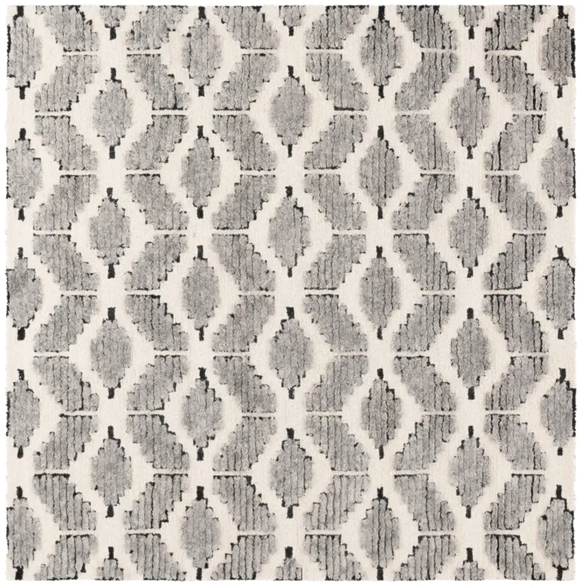 EBONY Hand Tufted 6' x 6' Square area rug