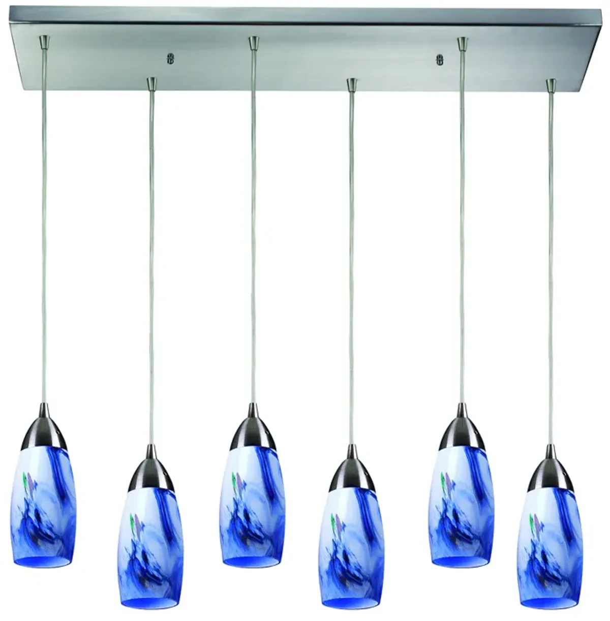 Milan Configurable Multi Pendant - Satin Nickel