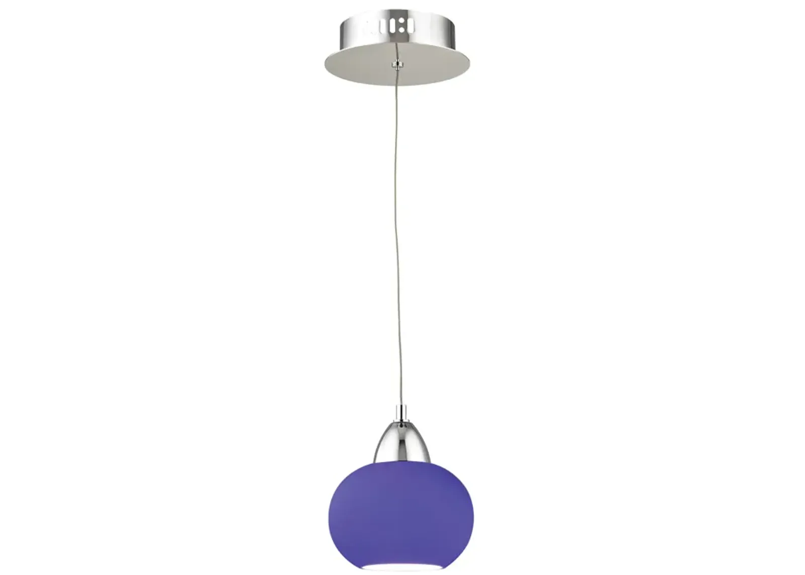 Ciotola 6" Wide 1-Light Mini Pendant - Chrome