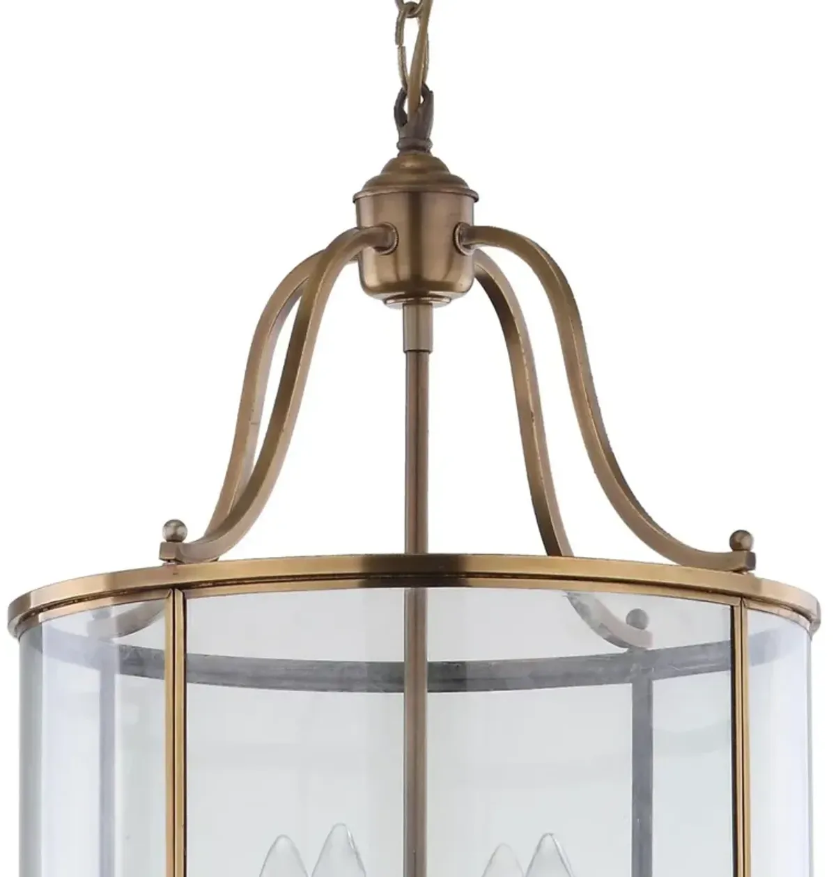 Sutton Place 4-Light Brass Pendant