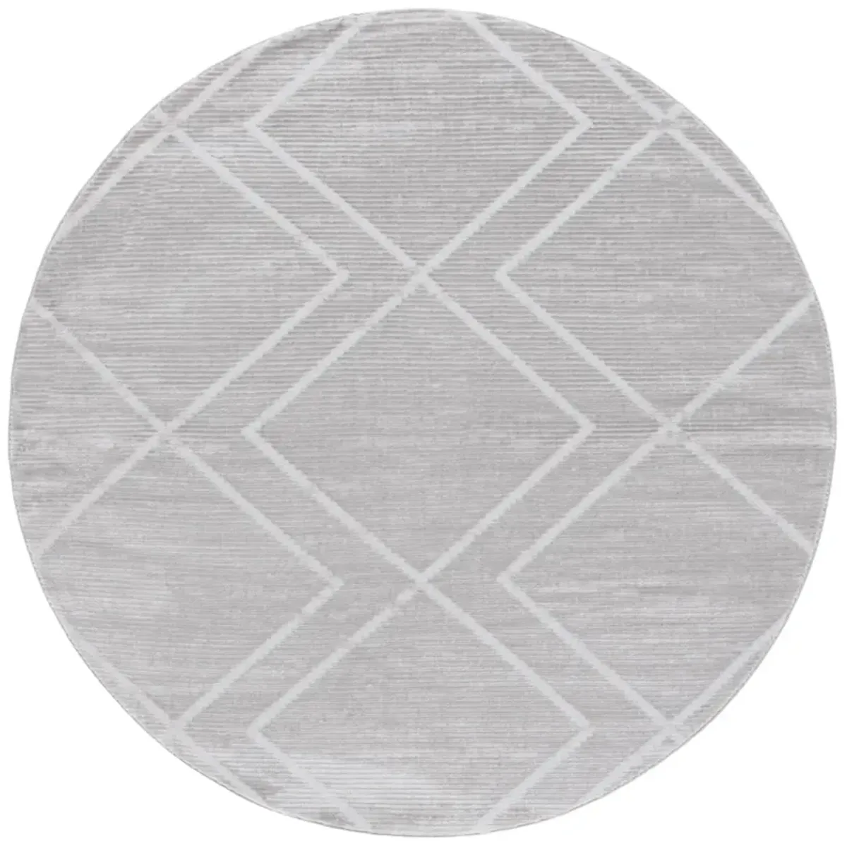 CARTER 214 GREY  6'-7' x 6'-7' Round Round Rug