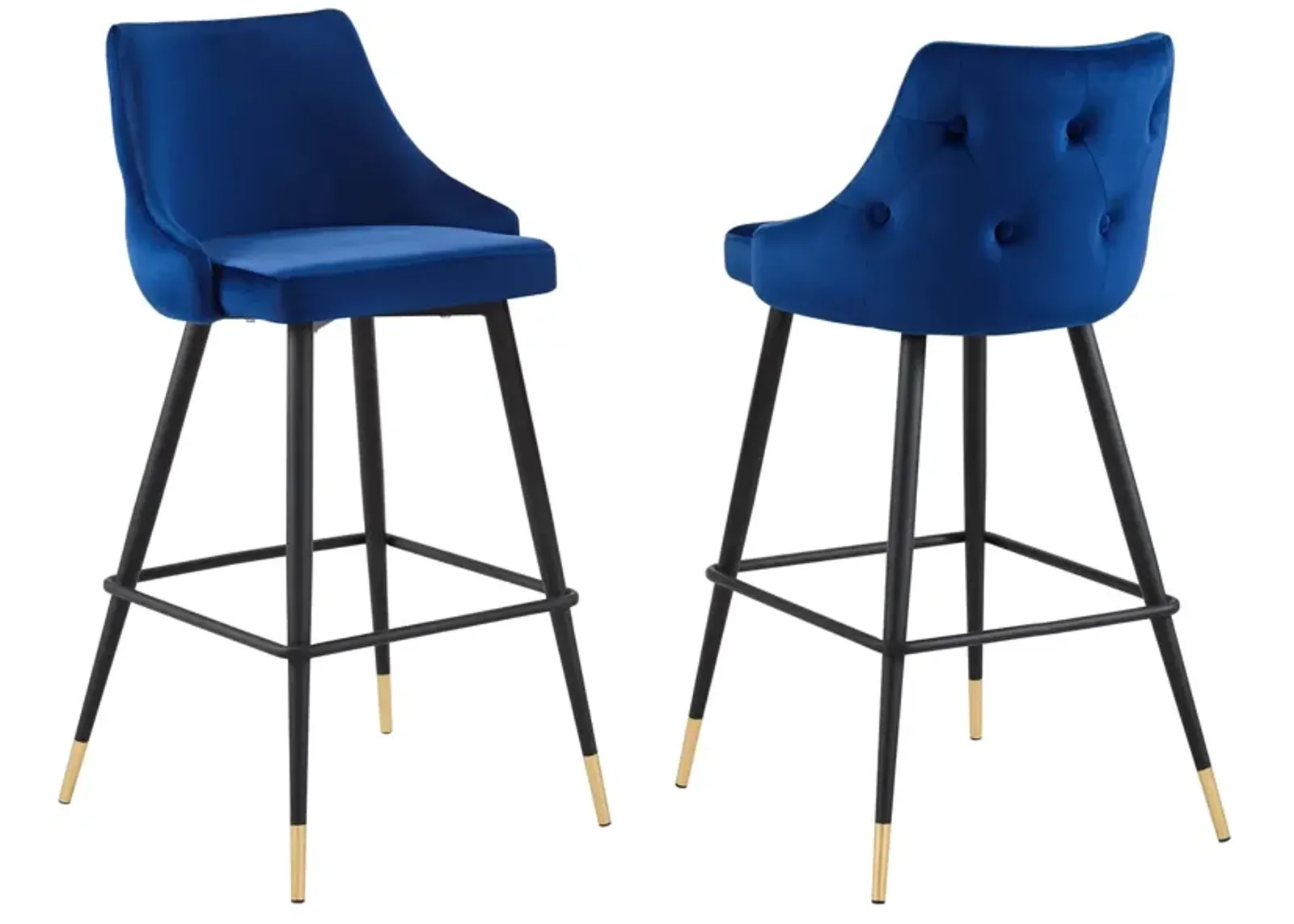 Adorn Performance Velvet Bar Stool Set of 2