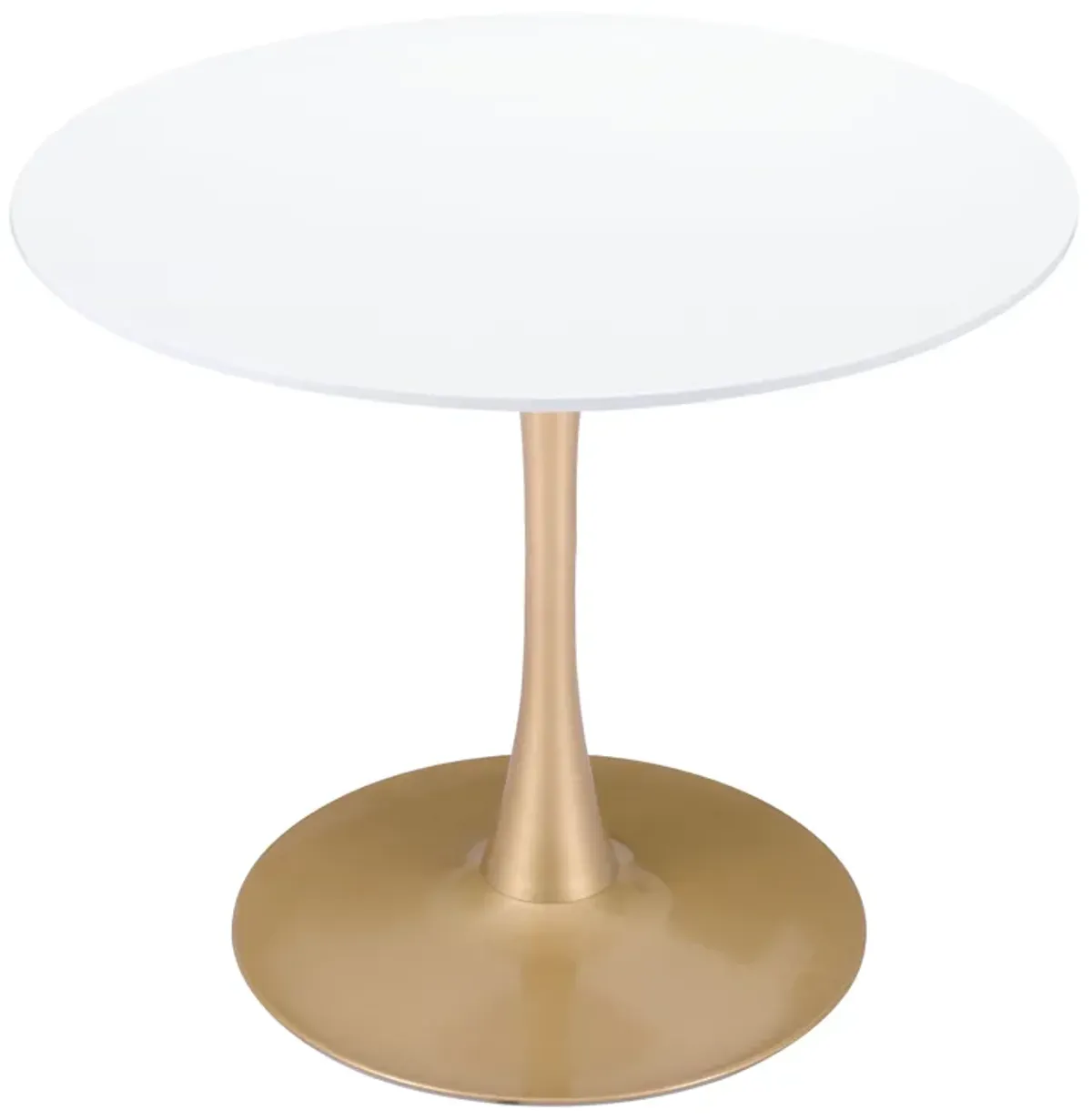 Opus Dining Table White & Gold