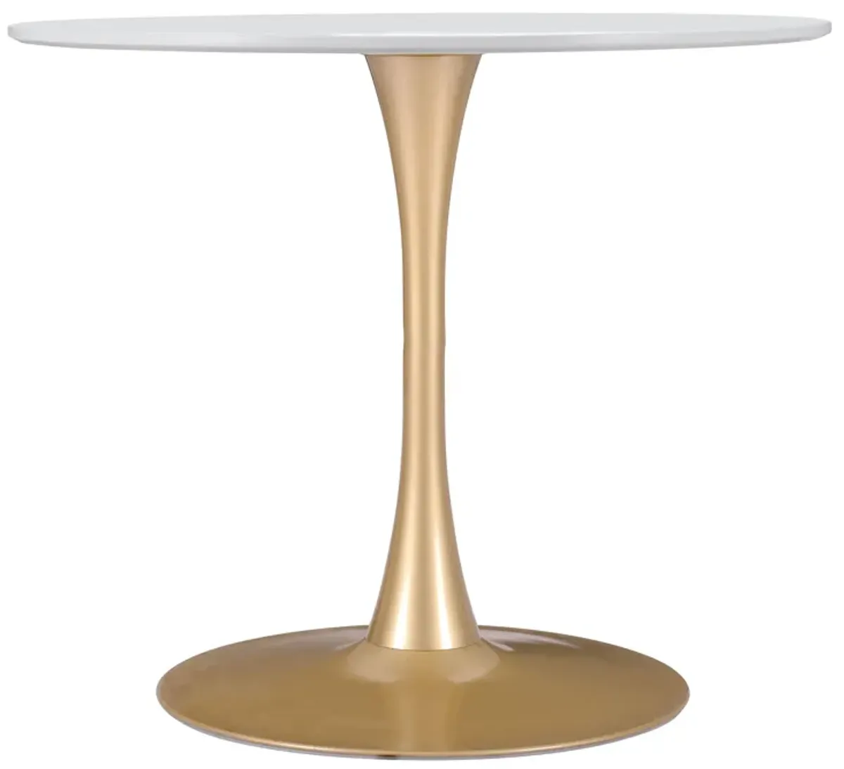 Opus Dining Table White & Gold