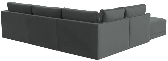 Willow Charcoal Modular LAF Sectional