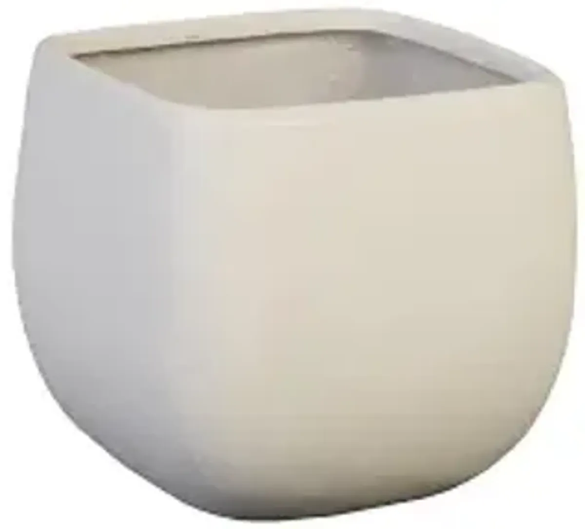 ava planter, small, white