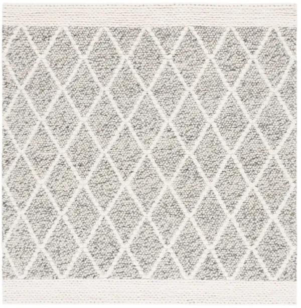 NATURA 131 GREY  6' x 6' Square Square Rug