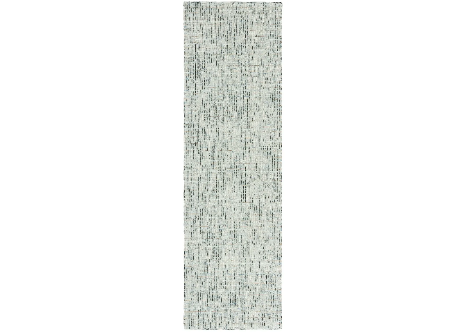 ABSTRACT 468 GREEN  2'-3' x 8' Runner Rug