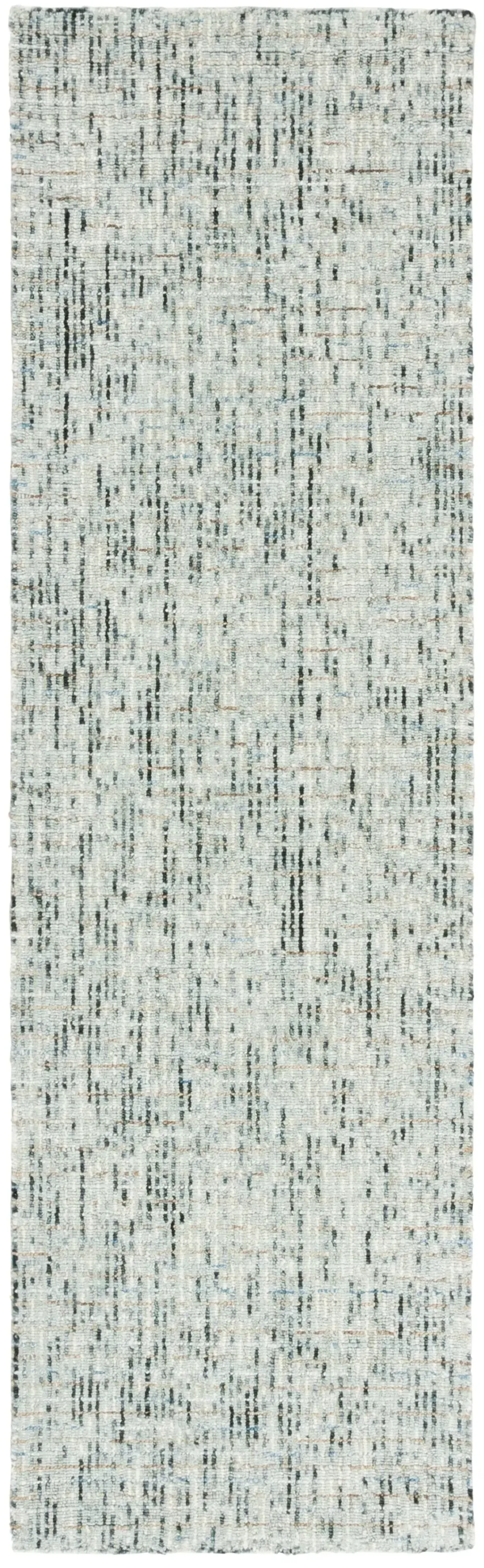 ABSTRACT 468 GREEN  2'-3' x 8' Runner Rug