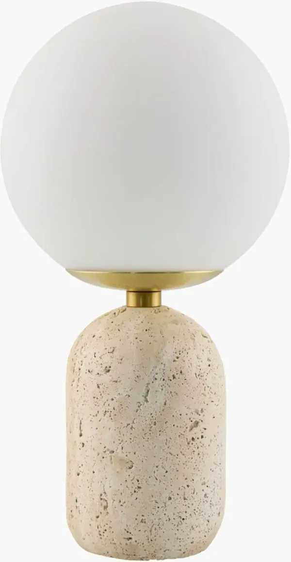 Fana FAN-001 14"H x 7"W x 7"D Accent Table Lamp