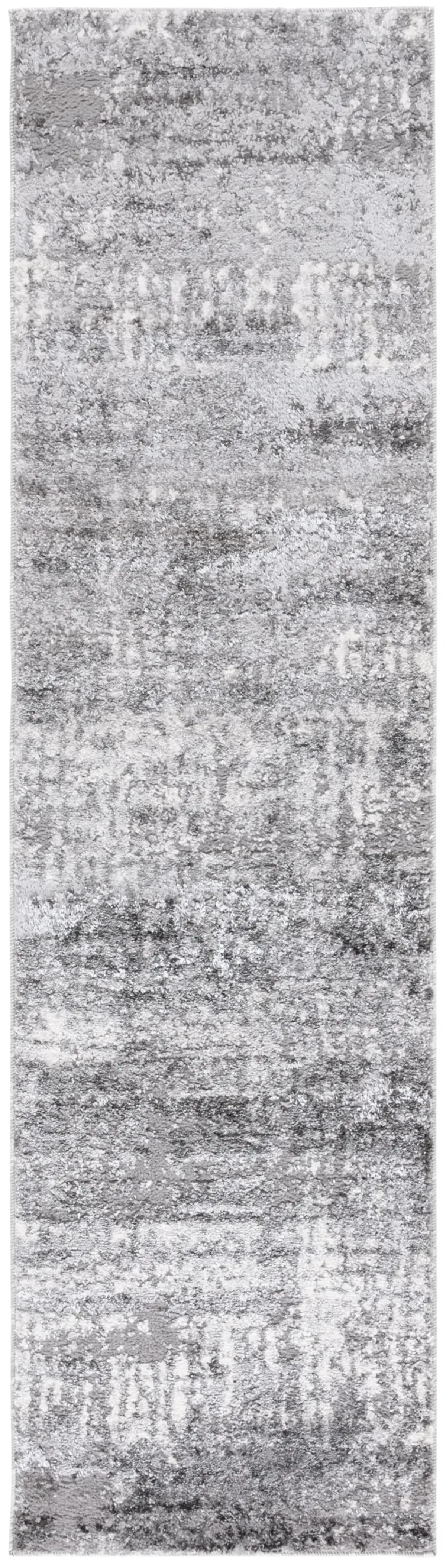 RAVINE SHAG 358 GREY  2'-2' x 8' Runner Rug