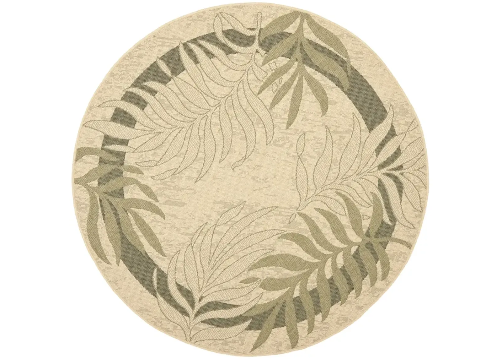 CY7836 CREAM  7'-10' x 7'-10' Round Round Rug