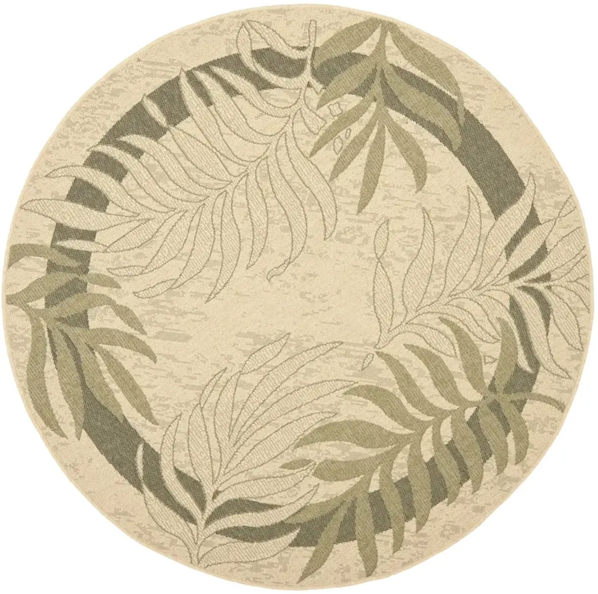 CY7836 CREAM  7'-10' x 7'-10' Round Round Rug