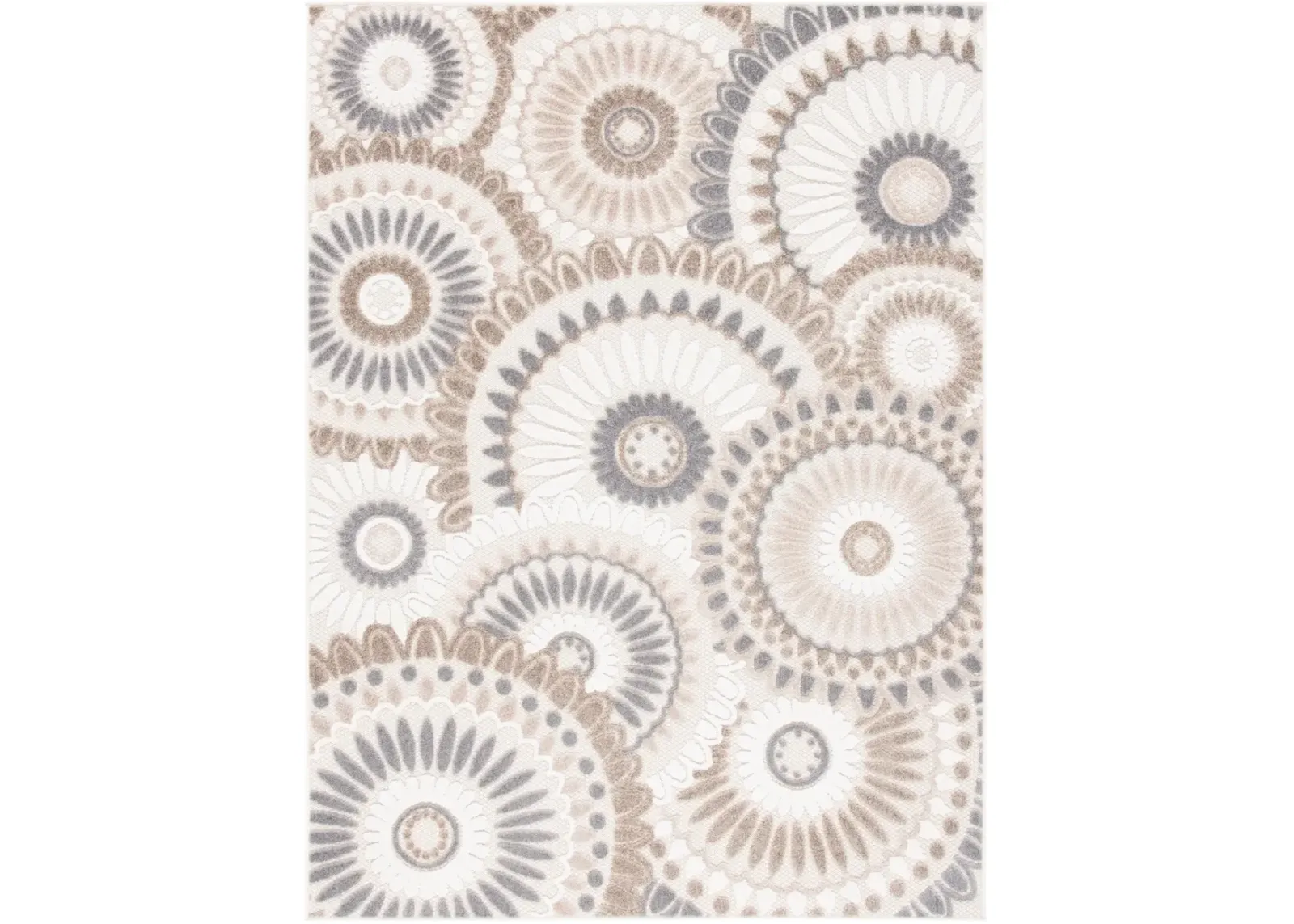 CABANA 382 GREY  2'-2' x 5' Accent Rug