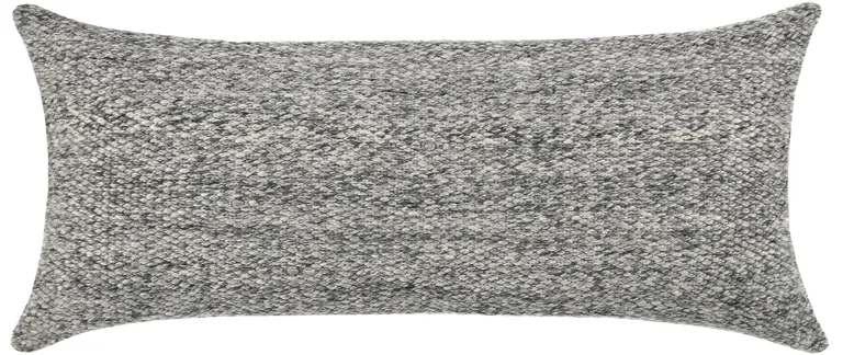 Stella 16"x36" Recycled Fabric Fabric Throw Pillow, Gray