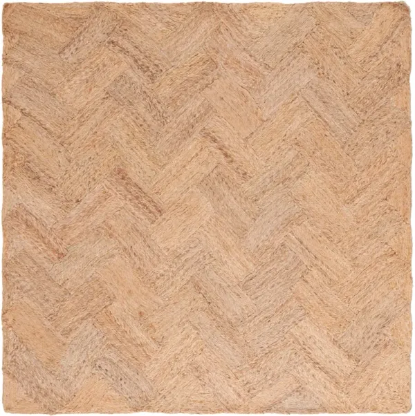 NATURAL FIBER 478 NATURAL 6' x 6' Square Square Rug