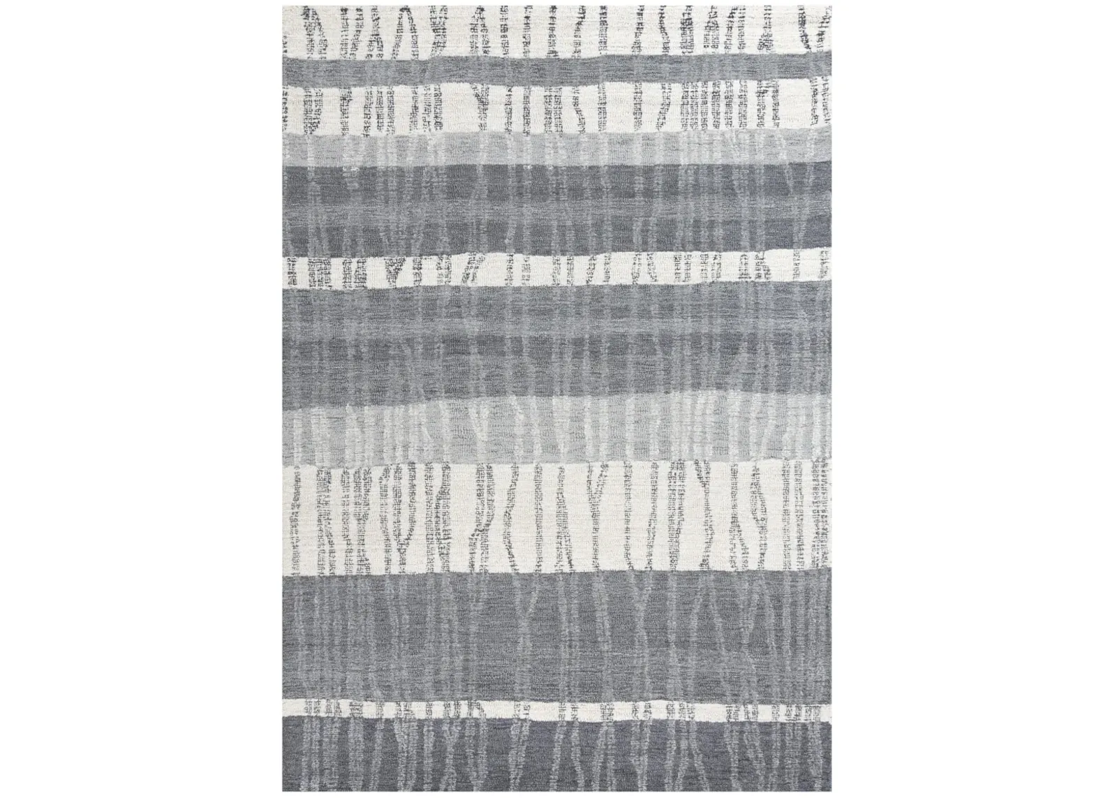 Taylor Charcoal  Wool 5' x 7'6" Rectangle Rug