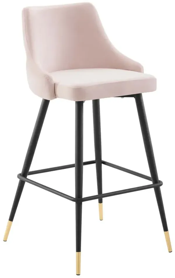 Adorn Performance Velvet Bar Stool