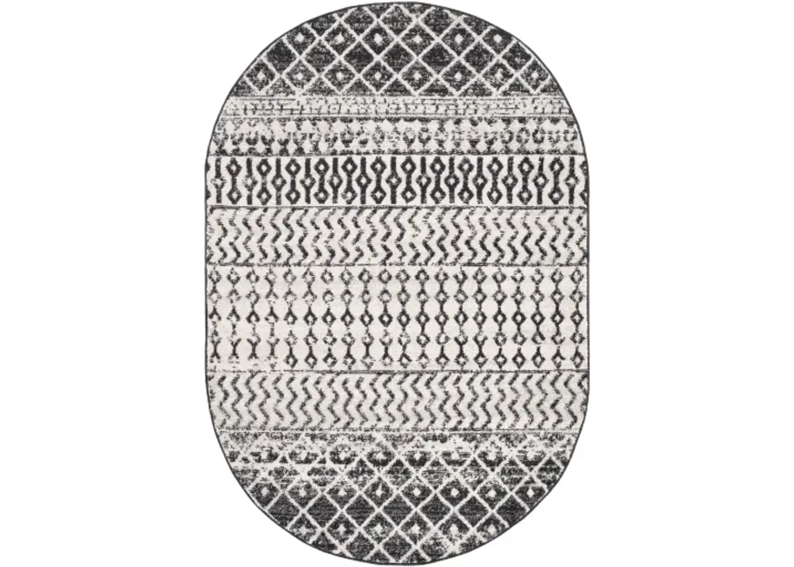 Elaziz 6'7" x 9' Oval Rug