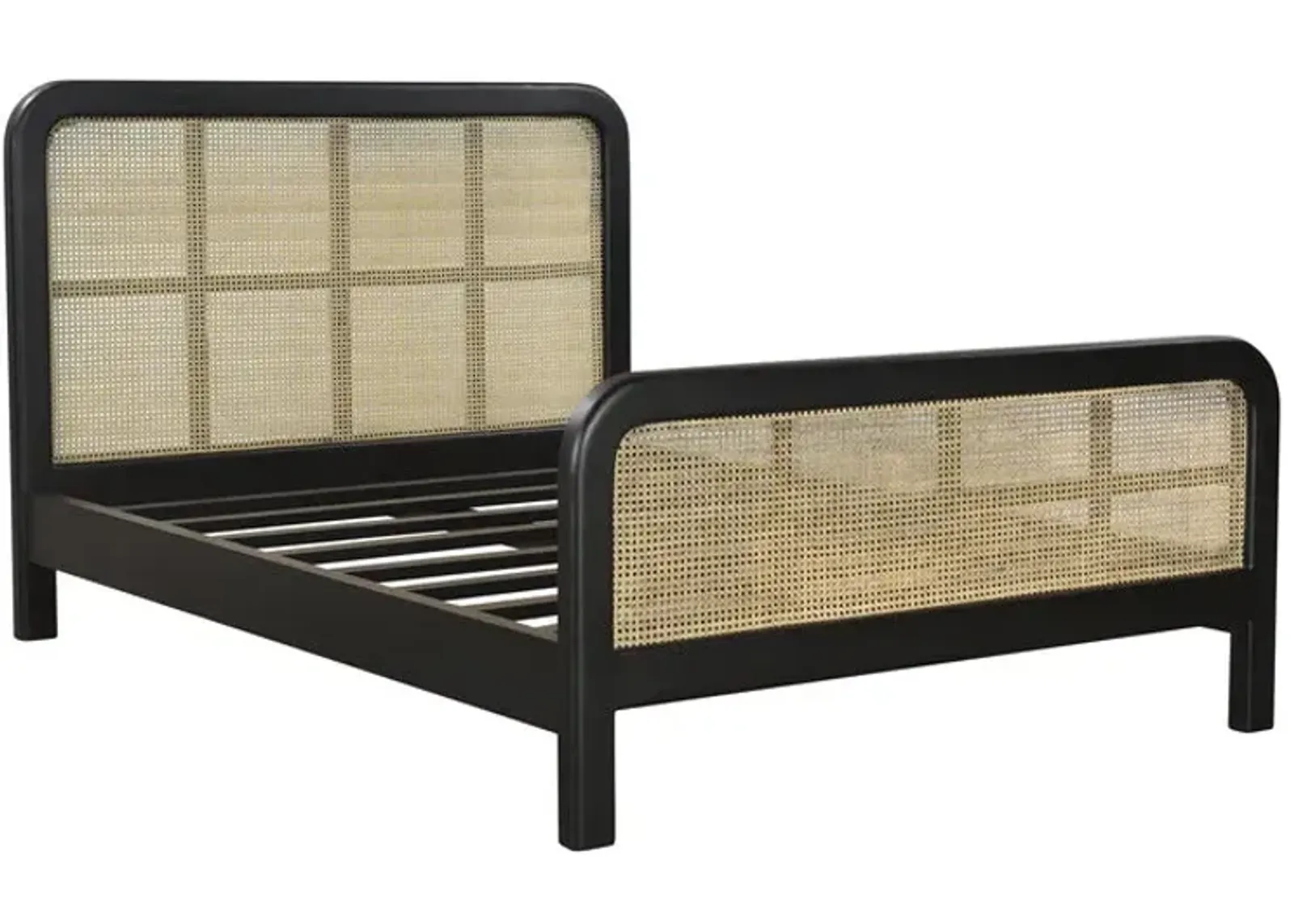 Cane Oval Single Bed