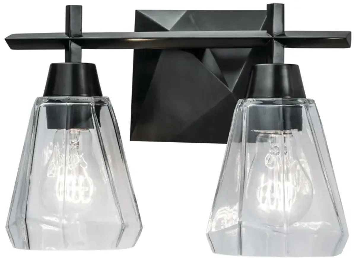 Arctic Vanity Light - Acid Dipped Black