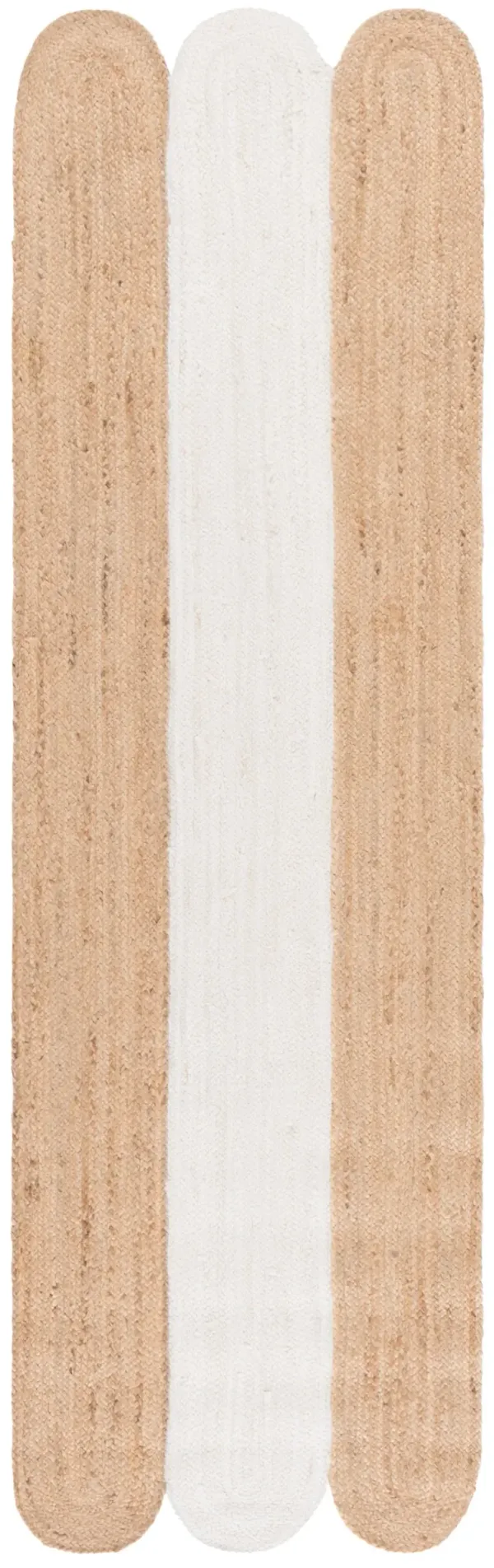 NATURAL FIBER Hand Woven 2'-3' x 8' runner