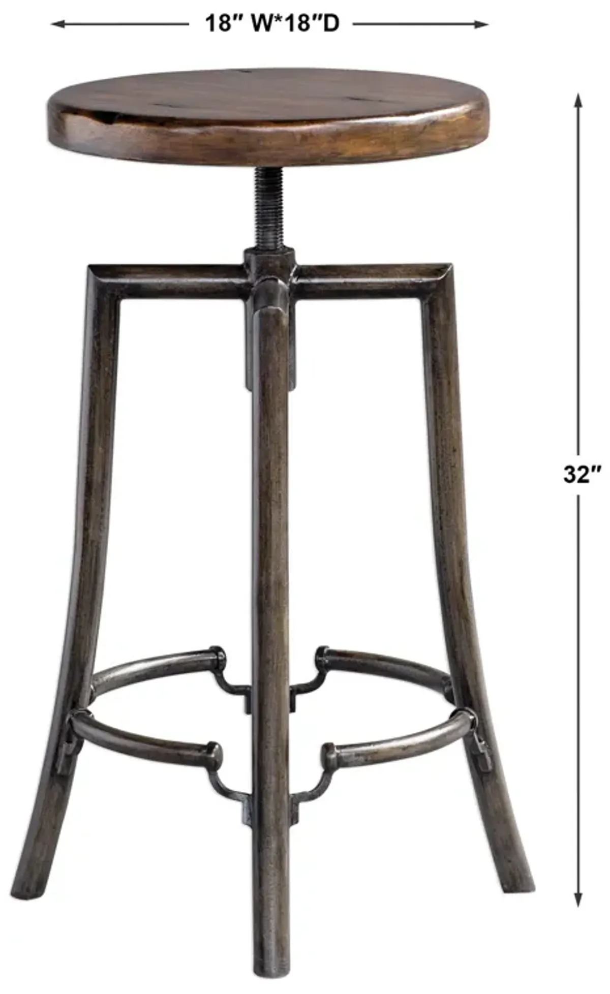 Westlyn Industrial Bar Stool