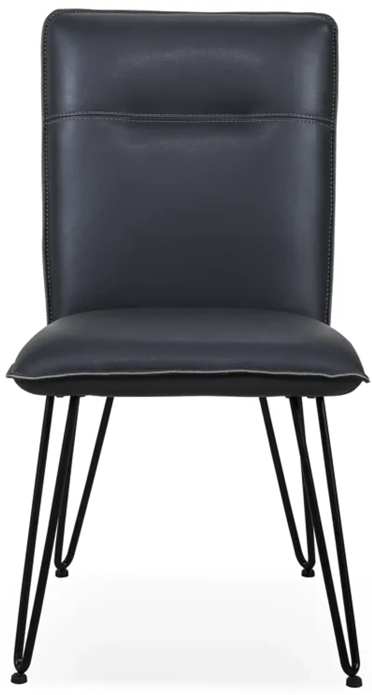 Demi Hairpin Leg Modern Dining Chair in Cobalt - Set of 2