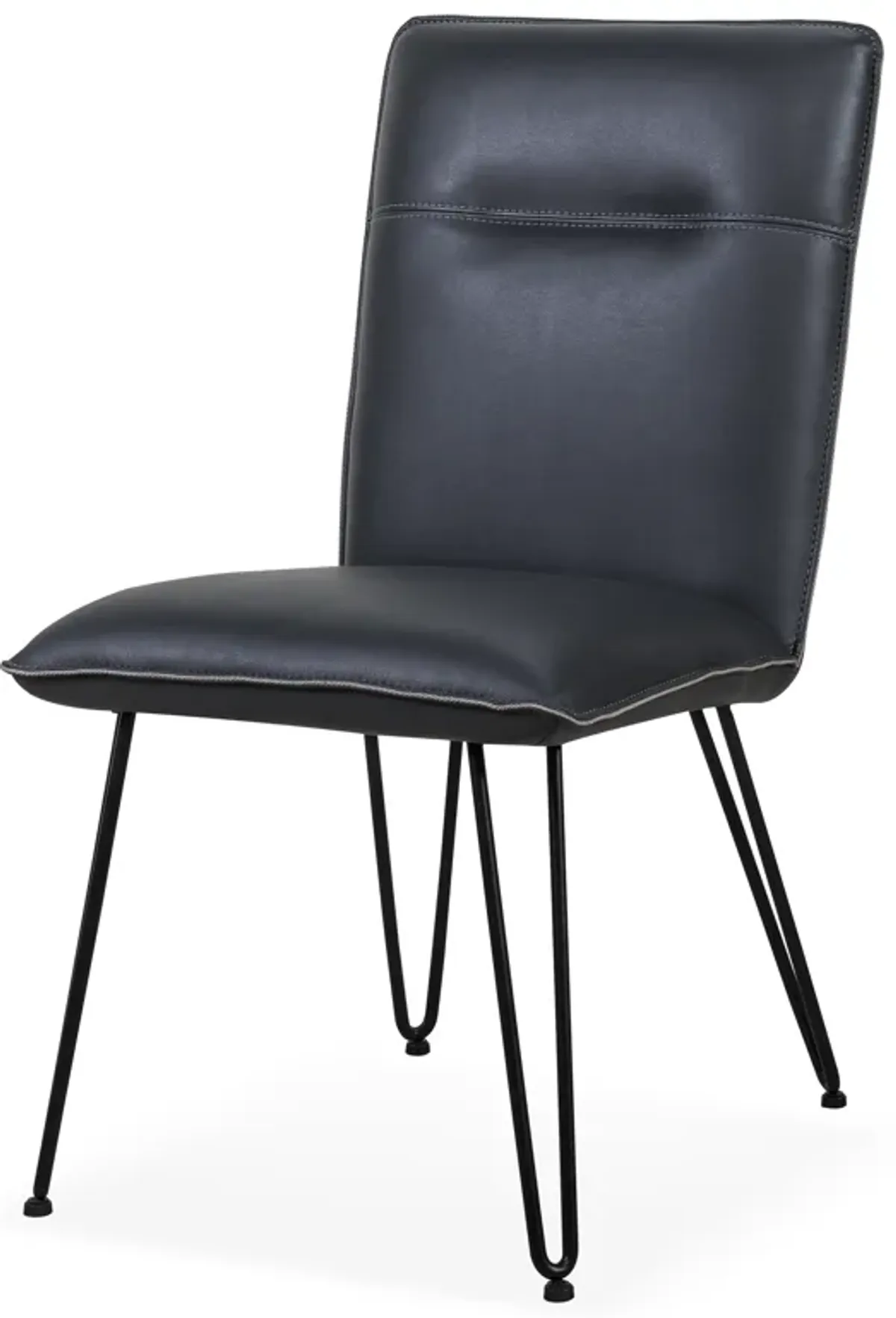 Demi Hairpin Leg Modern Dining Chair in Cobalt