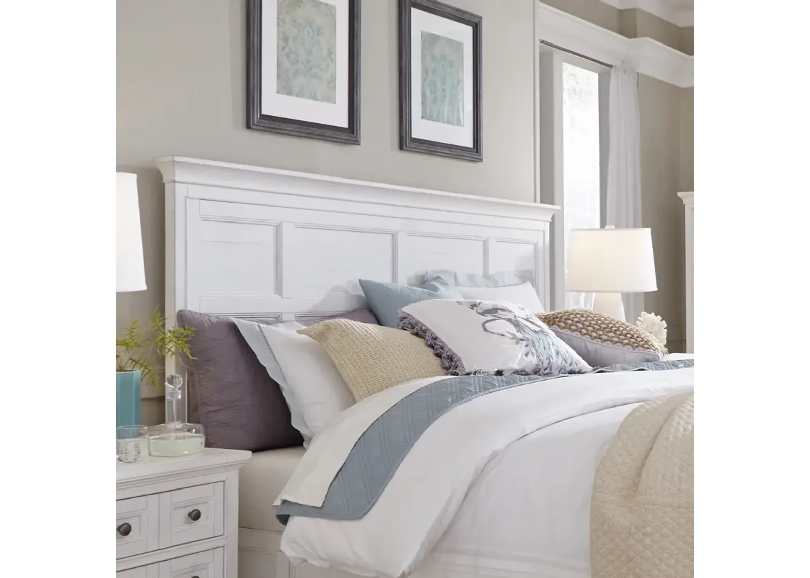 Heron Cove King Panel Bed Headboard