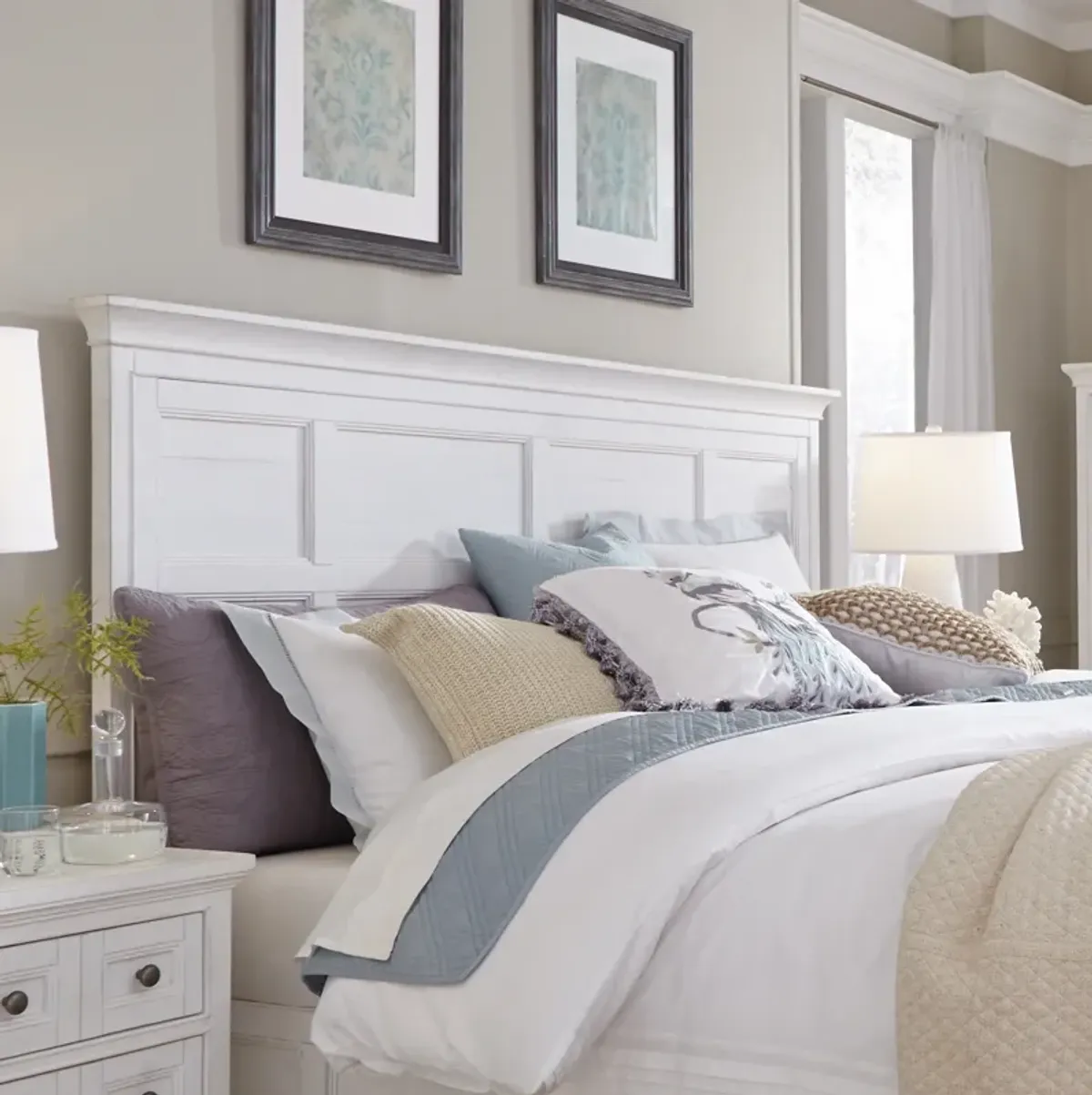 Heron Cove King Panel Bed Headboard