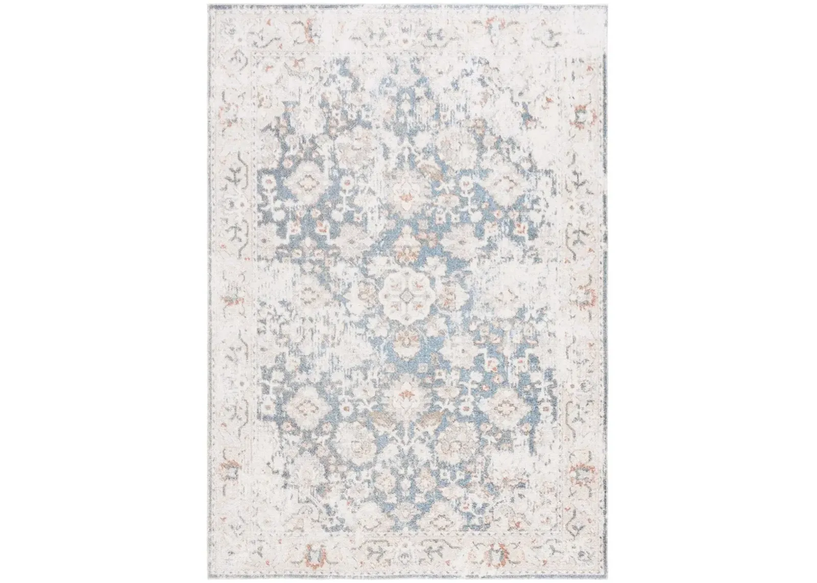 BALTIMORE 852 Blue 8' X 10' Large Rectangle Rug