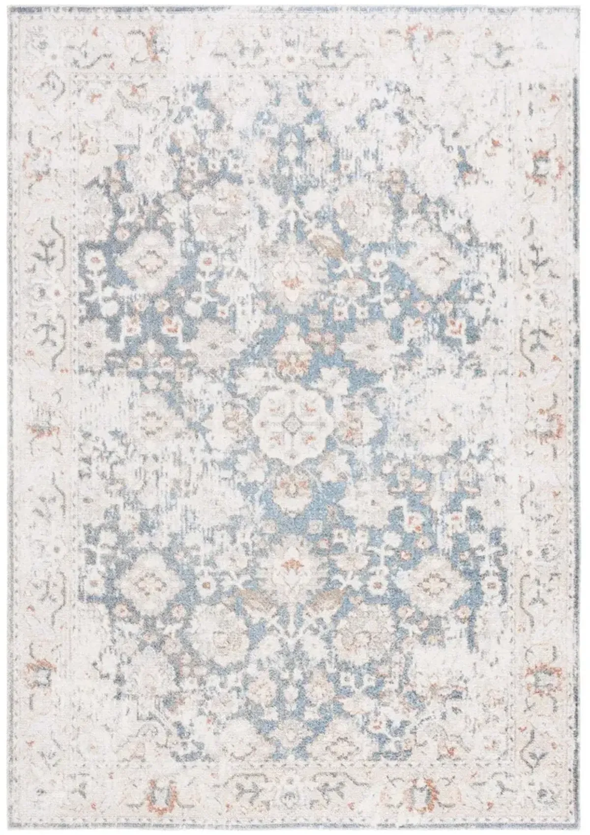 BALTIMORE 852 Blue 8' X 10' Large Rectangle Rug