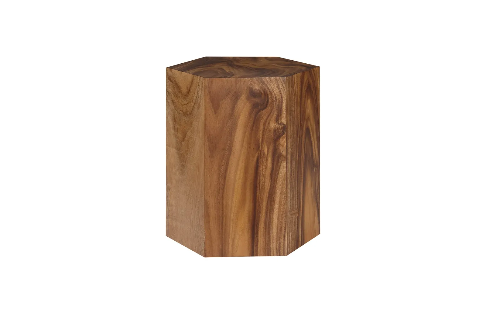 Honeycomb Side Table, Chamcha Wood, LG