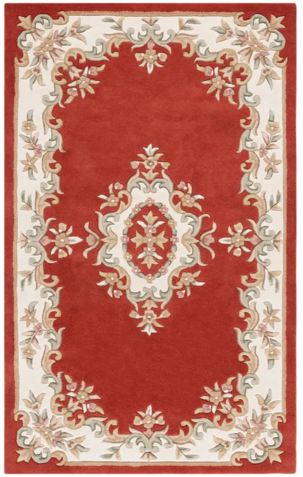 AUBUSSON Hand Tufted 8' x 10' area rug