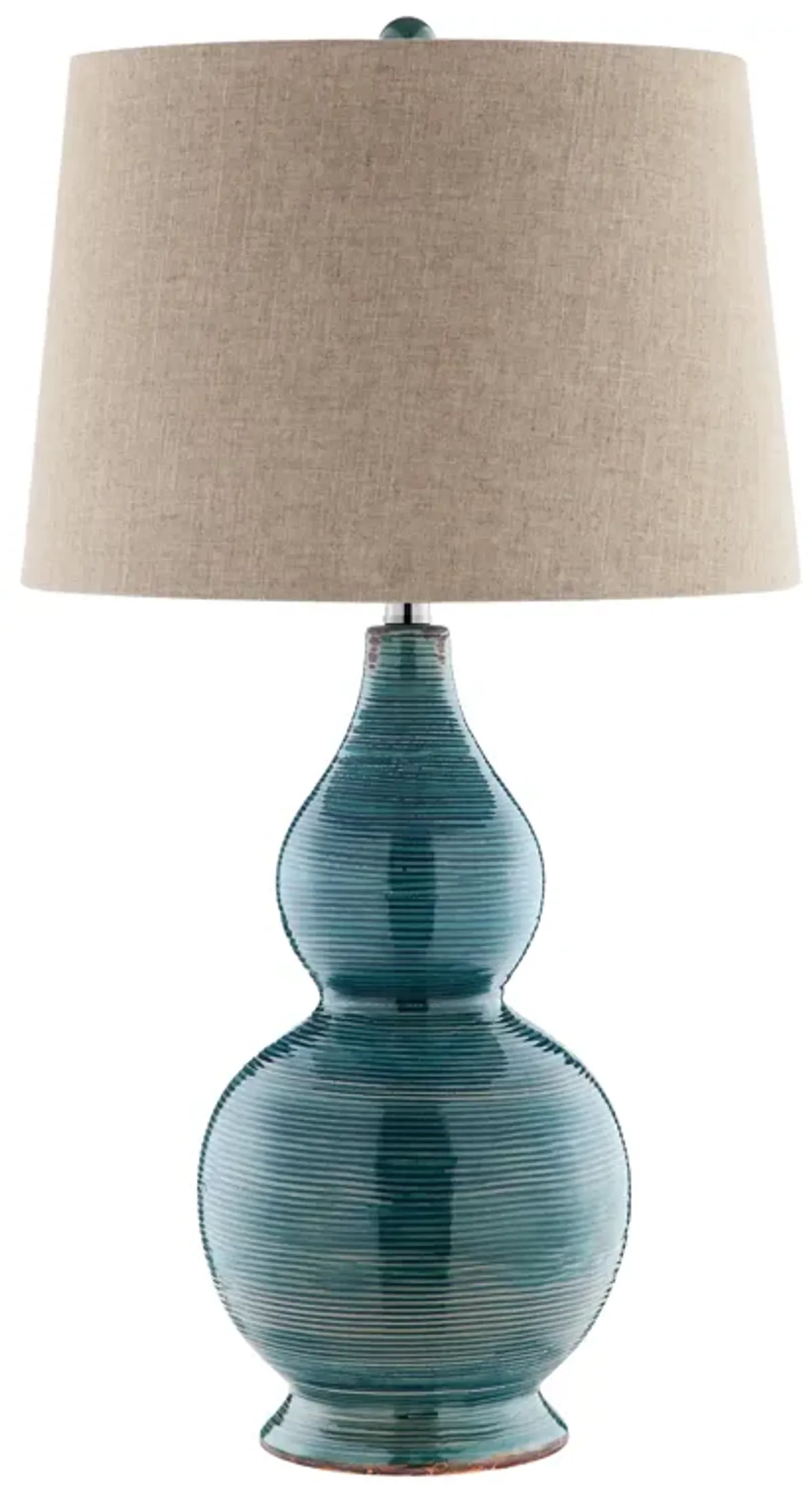 Lara 31.75'' High 1-Light Table Lamp - Blue - Includes LED Bulb