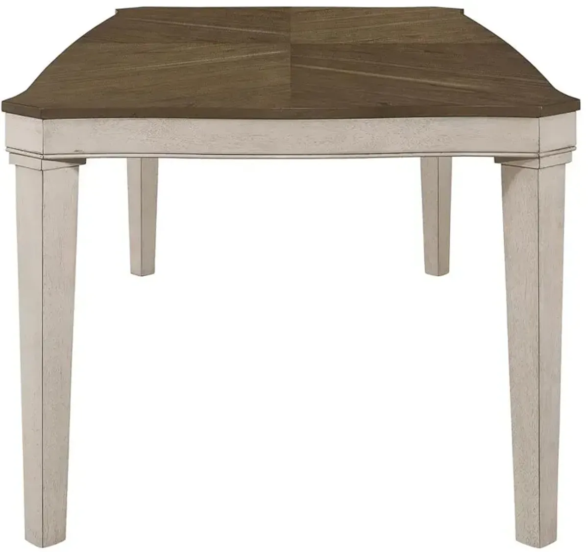 Ronnie 5-piece Starburst Dining Table Set Khaki and Rustic Cream