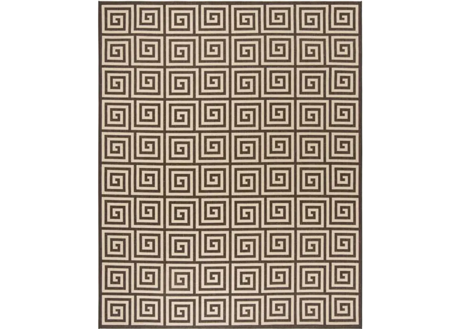 LINDEN 129 Collection LND129U-9 Creme / Brown 9' X 12'