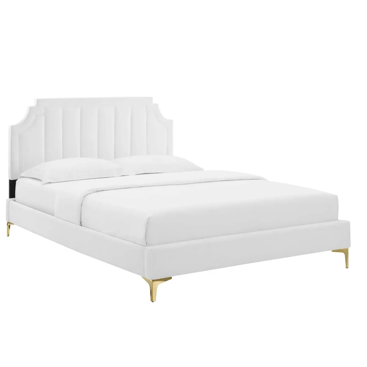 Sienna Performance Velvet Full Platform Bed