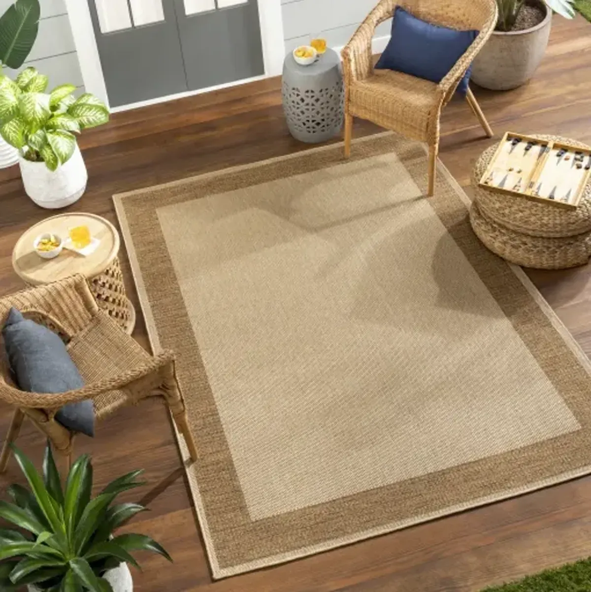 Pismo Beach PMB-2309 7'10" x 7'10" Machine Woven Rug