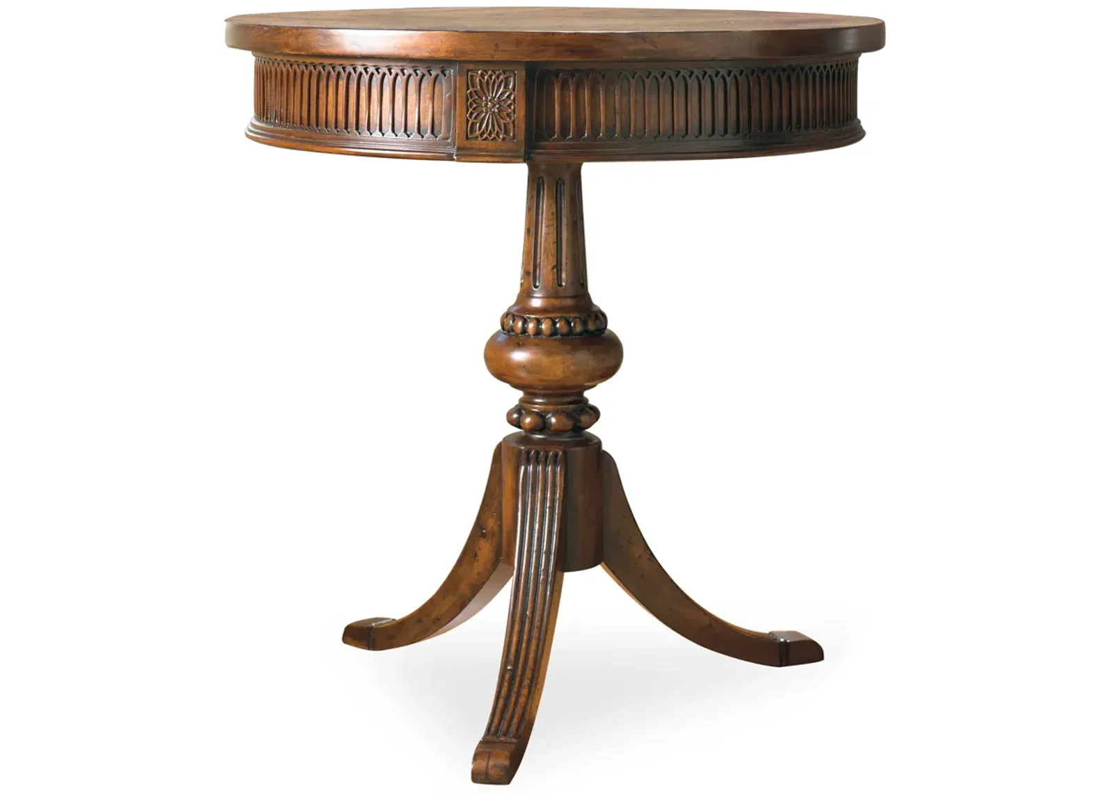 Round Pedestal Accent Table