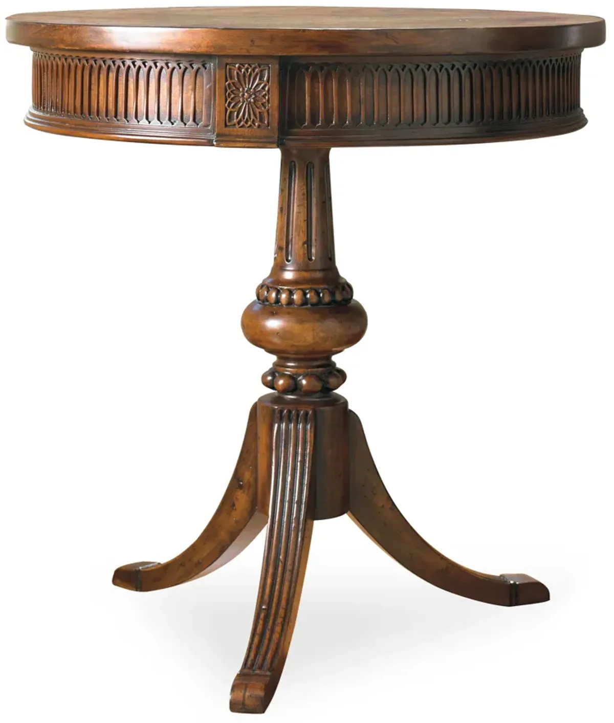 Round Pedestal Accent Table