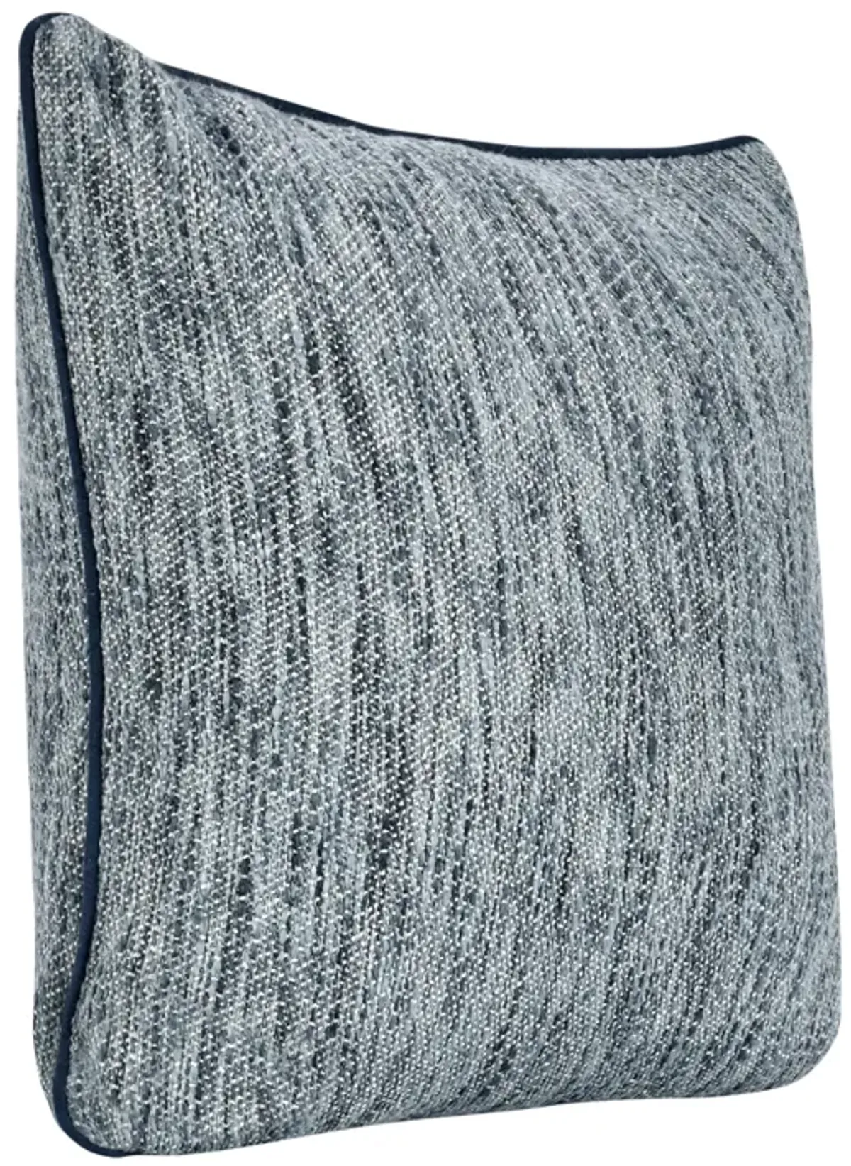 Sharma 22" Cotton Blend Throw Pillow, Blue