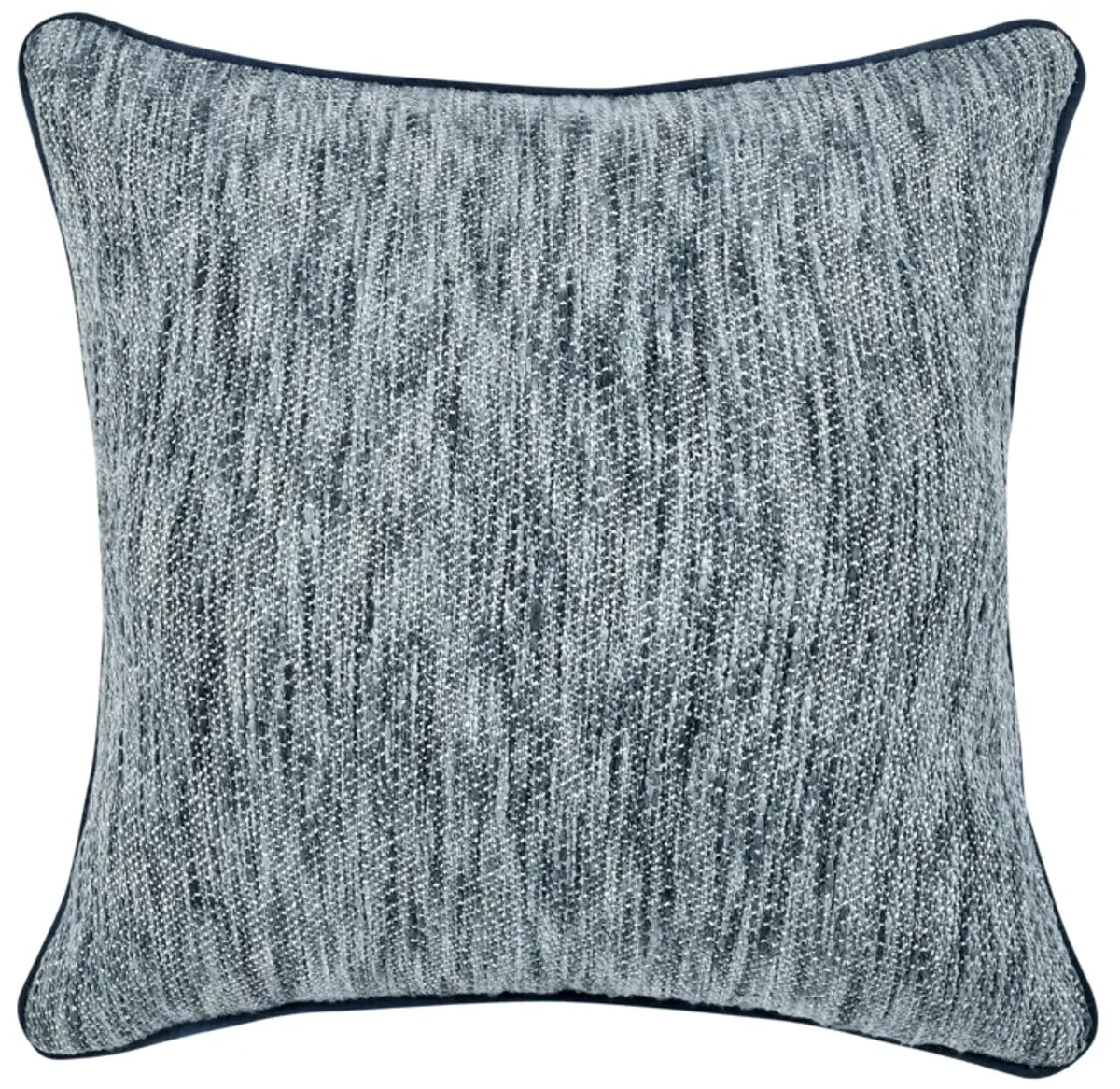 Sharma 22" Cotton Blend Throw Pillow, Blue