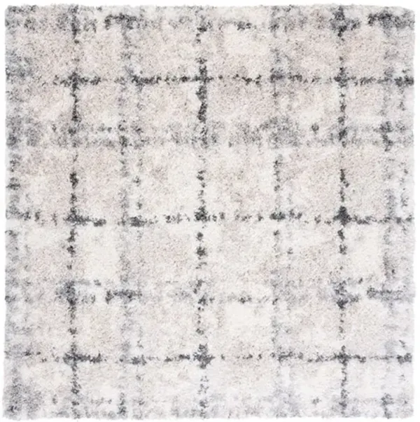FONTANA SHAG 868 Grey  10' X 10' Square Square Rug