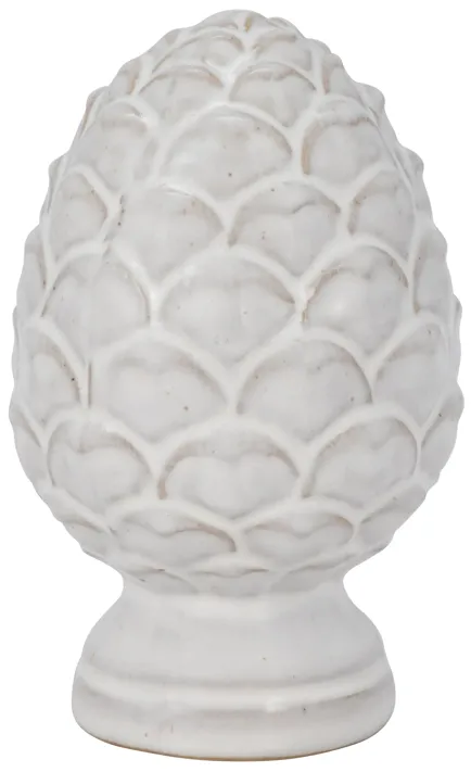 Cer, 6" Artichoke Deco, Ivory